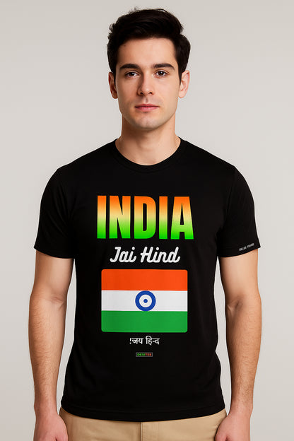 Jai Hind Unity Tee For Men And Women