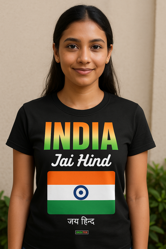 Jai Hind Unity Tee For Men And Women